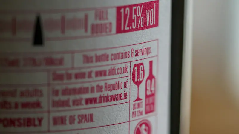 Il tasso alcolemico è indicato se superiore all'1,2%