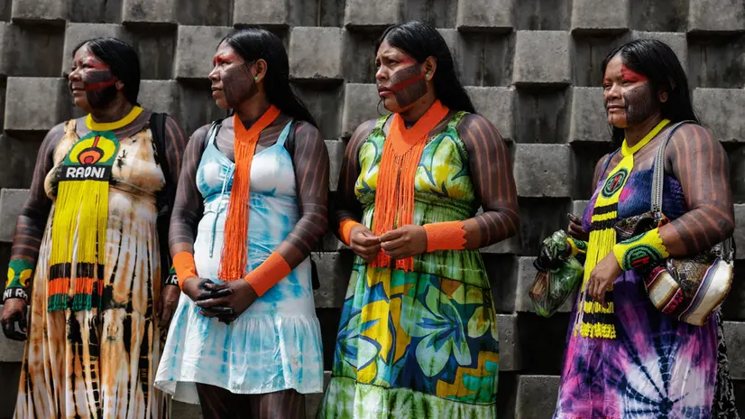Donna indigene alla Cop30 - Foto Epa © www.giornaledibrescia.it