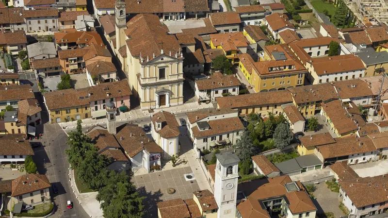 Una veduta del centro di Castrezzato © www.giornaledibrescia.it
