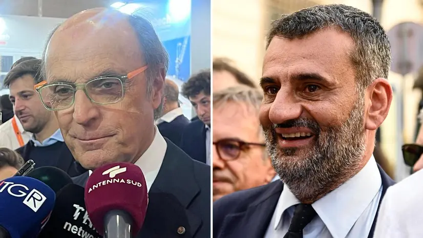 Luigi Lobuono e Antonio Decaro - Foto Ansa © www.giornaledibrescia.it