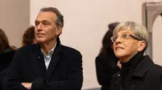 Massimo Cellino e la sindaca Laura Castelletti - © www.giornaledibrescia.it