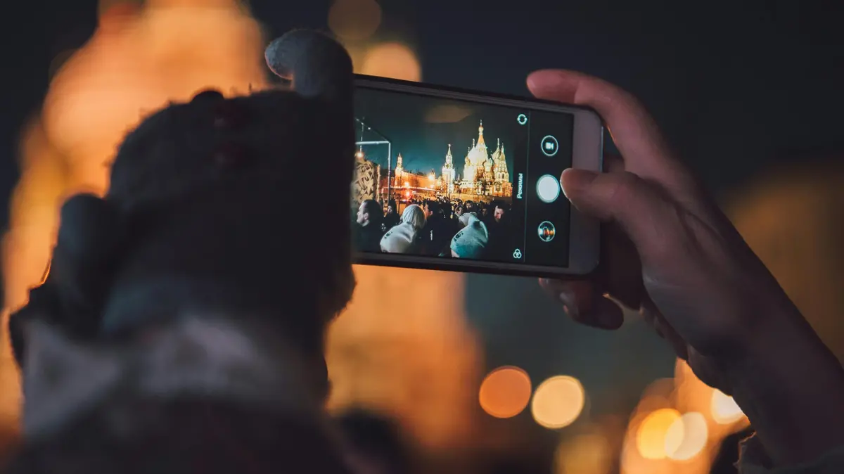 Una foto fatta con lo smartphone