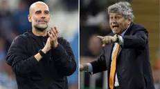 Pep Guardiola e Mircea Lucescu