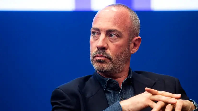 Nicola Maccanico, Amministratore Delegato Cinecittà S.p.A., durante la conferenza stampa per l’annuncio delle candidature 69^ Edizione dei premi David di Donatello presso la sede Rai di viale Mazzini, Roma, 03 aprile 2024. ANSA/ANGELO CARCONI