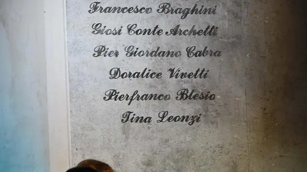 CRONACA  BRESCIA CIMITERO VANTINIANO FAMEDIO CELEBRAZIONE DEI BRESCIANI ILLUSTRI  REDAZIONE CRONACA 11-11-2025 GABRIELE STRADA NEW EDEN GROUP                             