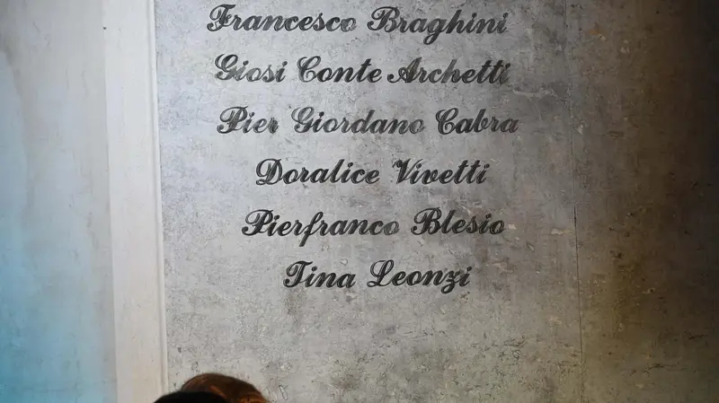 CRONACA BRESCIA CIMITERO VANTINIANO FAMEDIO CELEBRAZIONE DEI BRESCIANI ILLUSTRI REDAZIONE CRONACA 11-11-2025 GABRIELE STRADA NEW EDEN GROUP