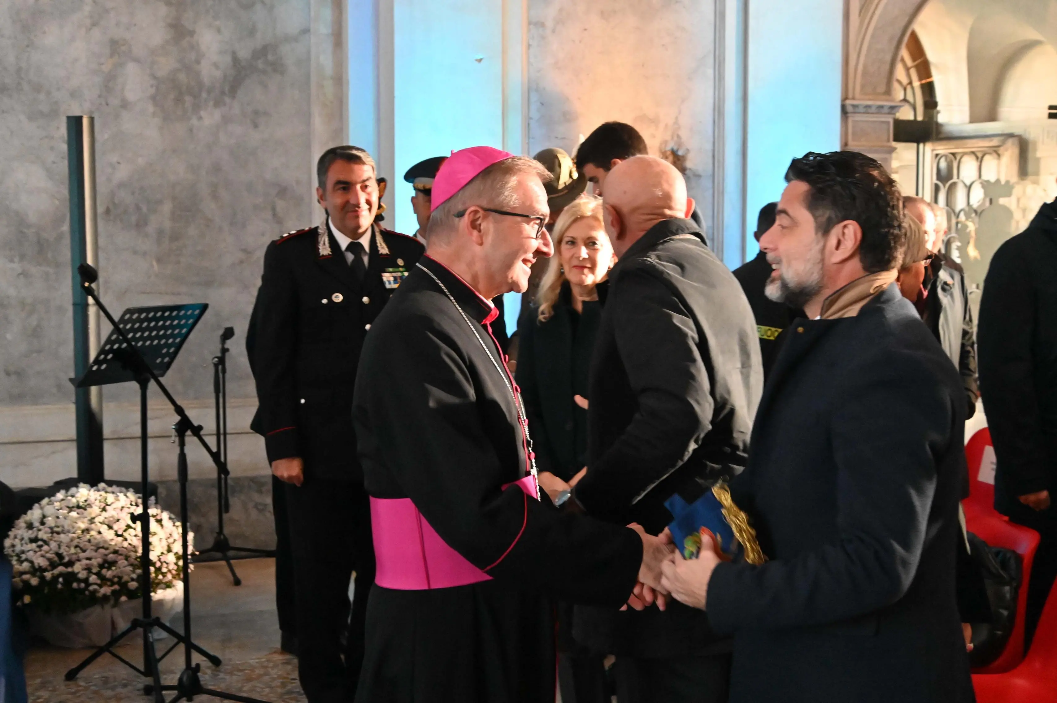 CRONACA  BRESCIA CIMITERO VANTINIANO FAMEDIO CELEBRAZIONE DEI BRESCIANI ILLUSTRI  REDAZIONE CRONACA 11-11-2025 GABRIELE STRADA NEW EDEN GROUP                             