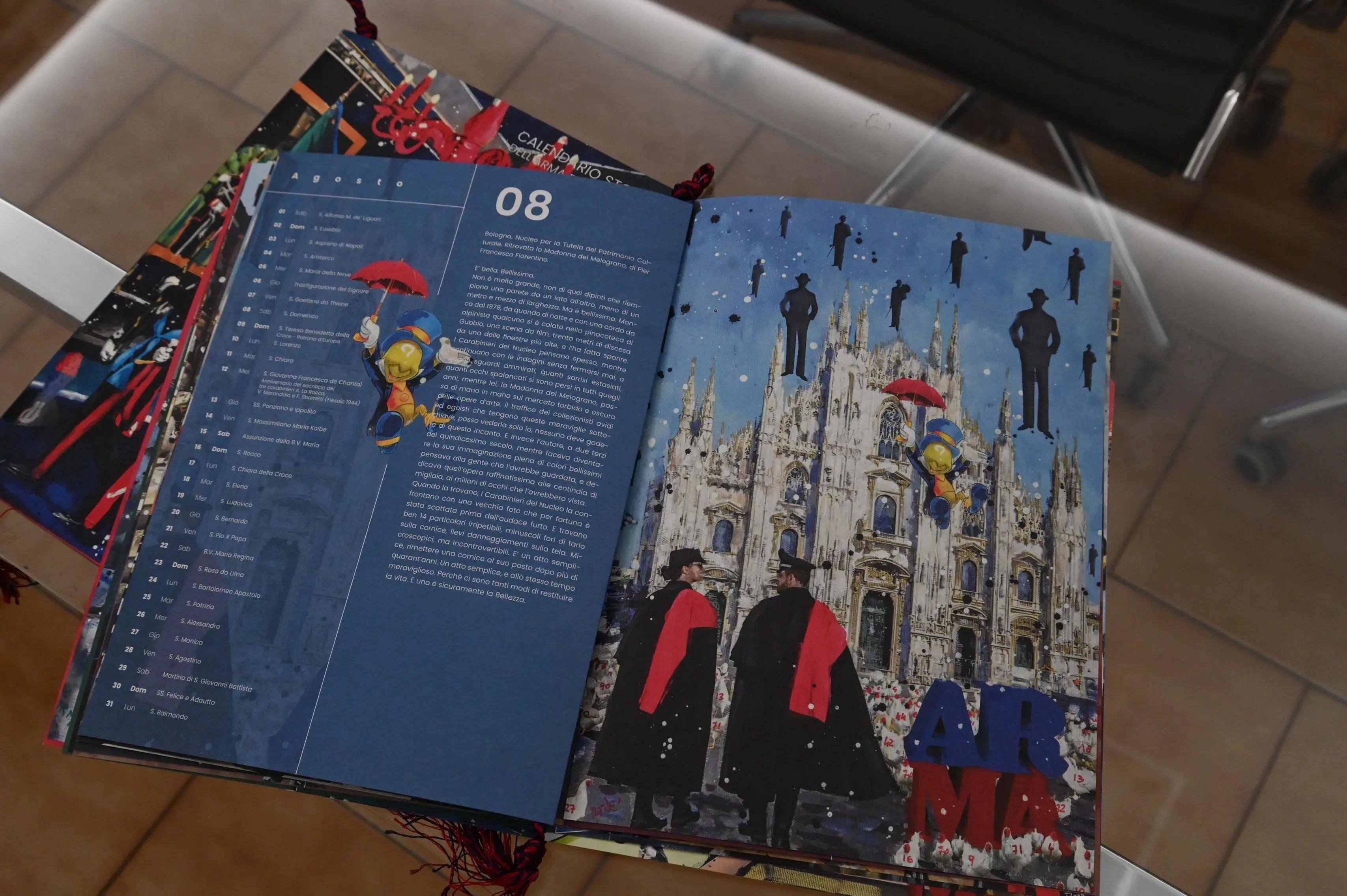 CRONACA BRESCIA COMANDO PROVINCIALE CARABINIERI PRESENTAZIONE CALENDARIO 2026 REDAZIONE CRONACA 11-11-2025 GABRIELE STRADA NEW EDEN GROUP                             