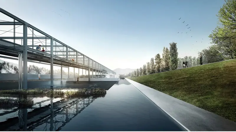 Un'elaborazione grafica del depuratore