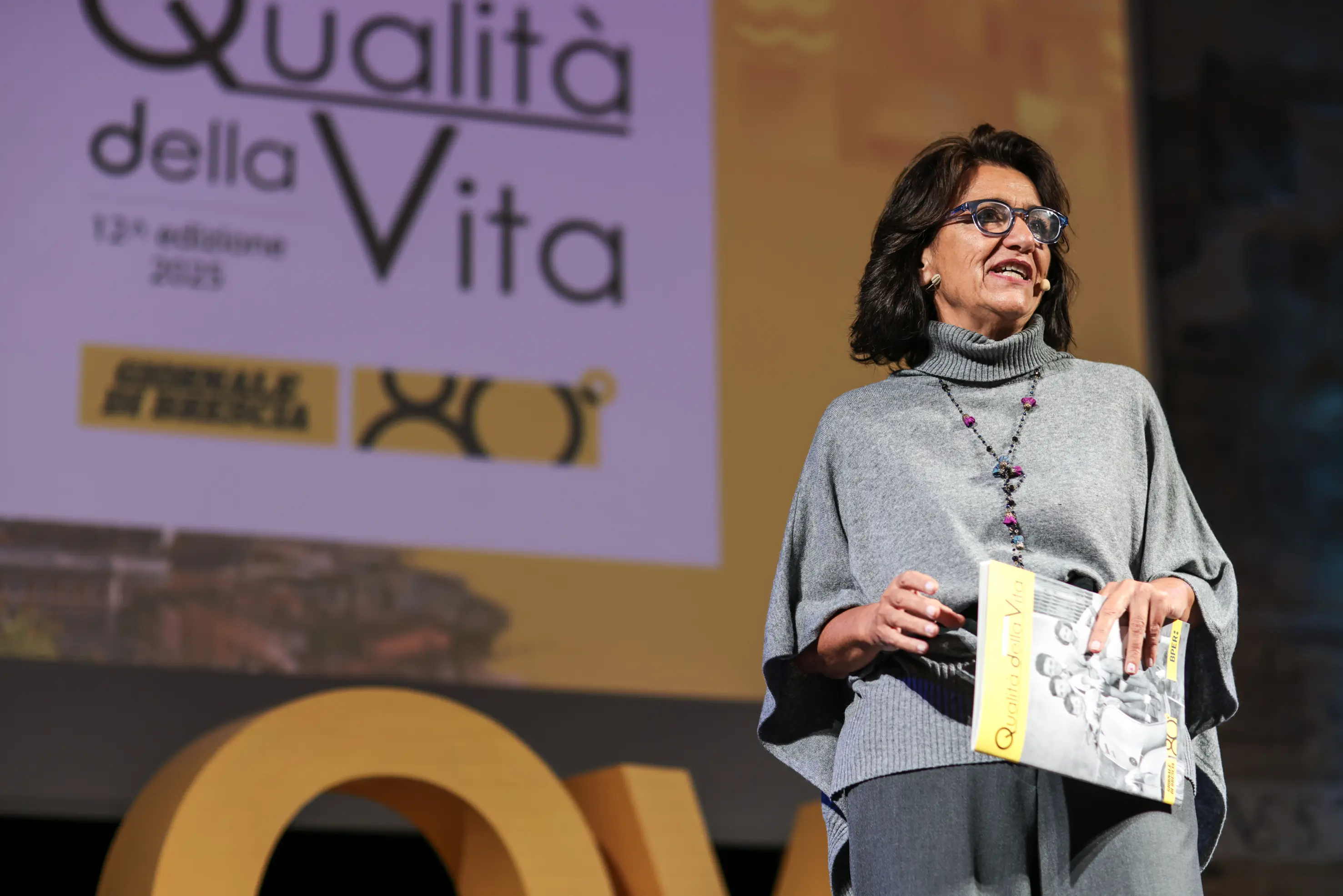 CULTURA PRESENTAZIONE INSERTO QUALITA' DELLA VITA NELLA FOTO UN MOMENTO DELL'EVENTO NUNZIA VALLINI 11/11/2025 newreporter©Comincini