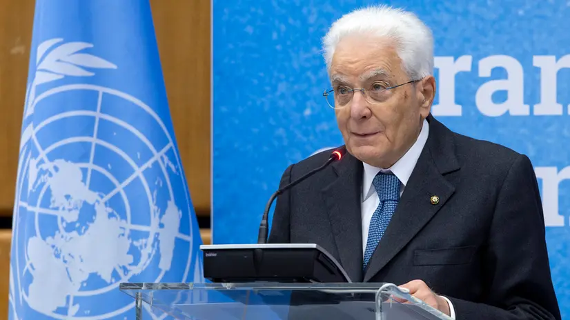 Vienna - Il Presidente della Repubblica Sergio Mattarella al Polo delle Nazioni Unite, oggi 11 novembre 2025. (Foto di Paolo Giandotti - Ufficio Stampa per la Stampa e la Comunicazione della Presidenza della Repubblica)
