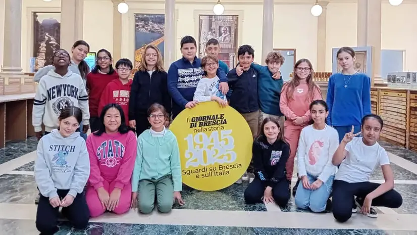 La classe 5A della scuola primaria Tito Speri