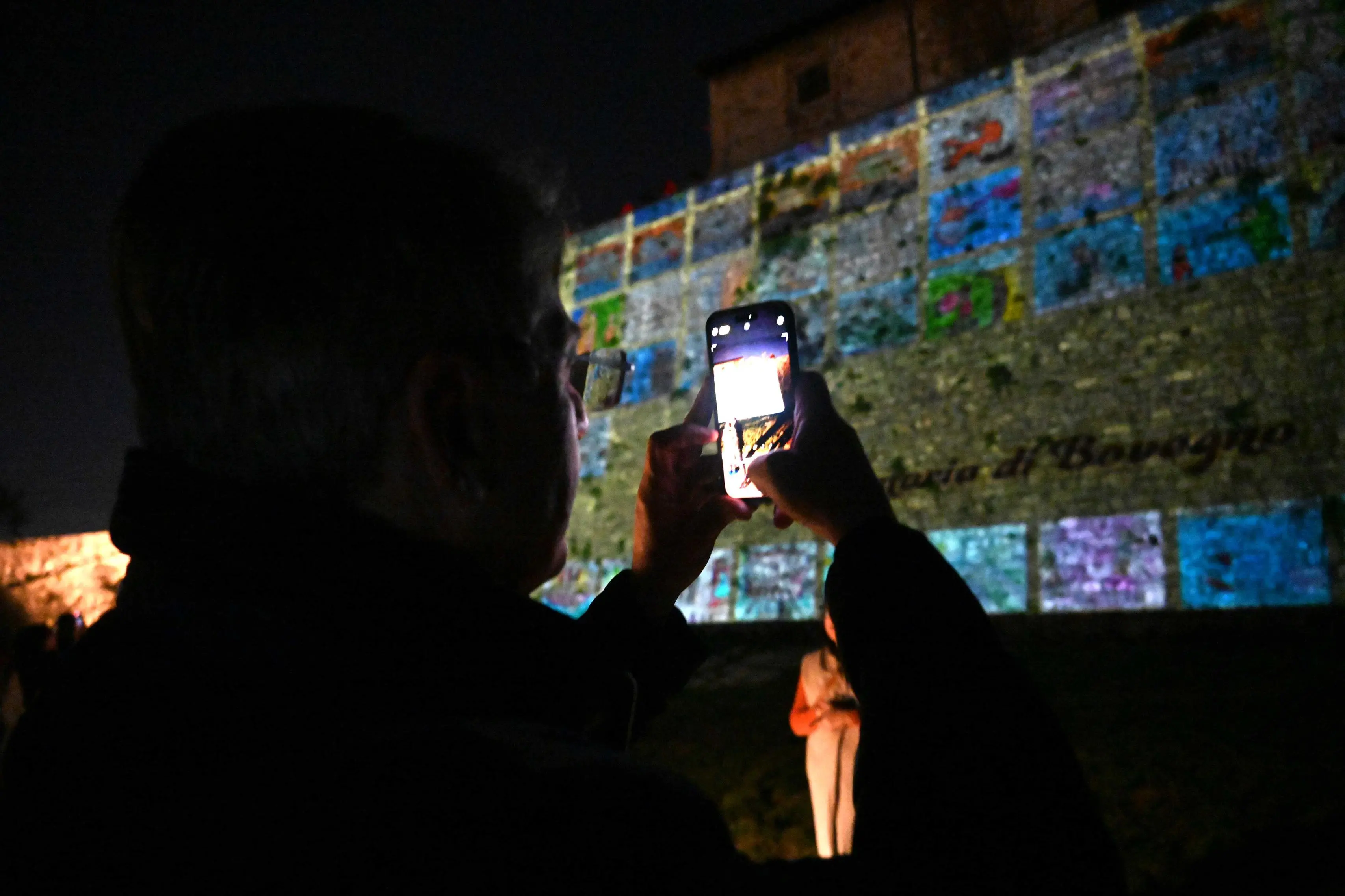 CRONACA BRESCIA CASTELLO INAUGURAZIONE MYSTERIA LIGHT FESTIVAL PER SANDRINI 06-11-2025 MARCO ORTOGNI NEW EDEN GROUP