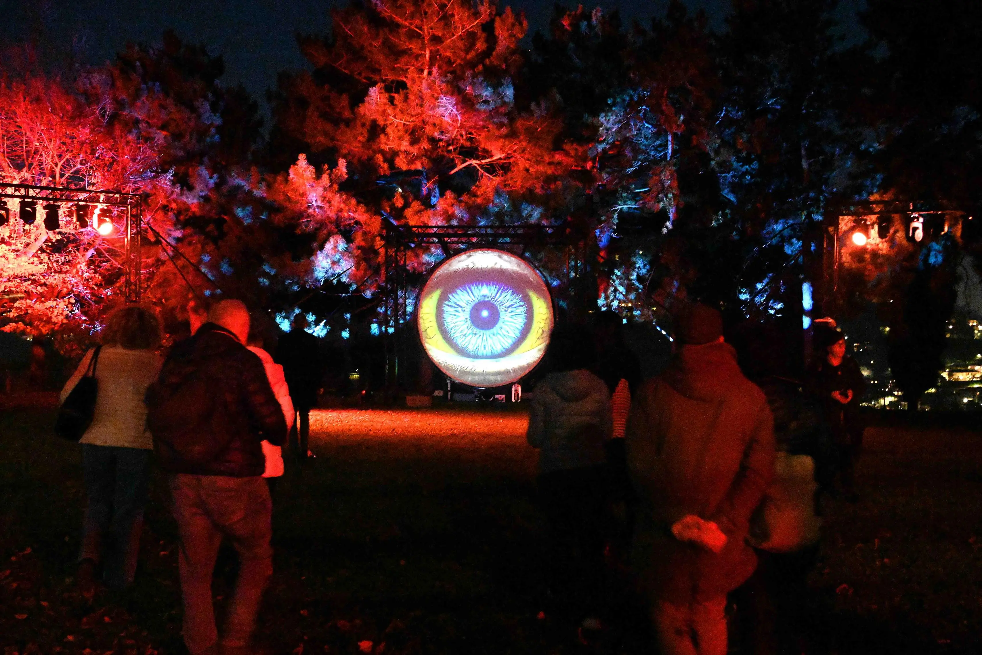 CRONACA BRESCIA CASTELLO INAUGURAZIONE MYSTERIA LIGHT FESTIVAL PER SANDRINI 06-11-2025 MARCO ORTOGNI NEW EDEN GROUP