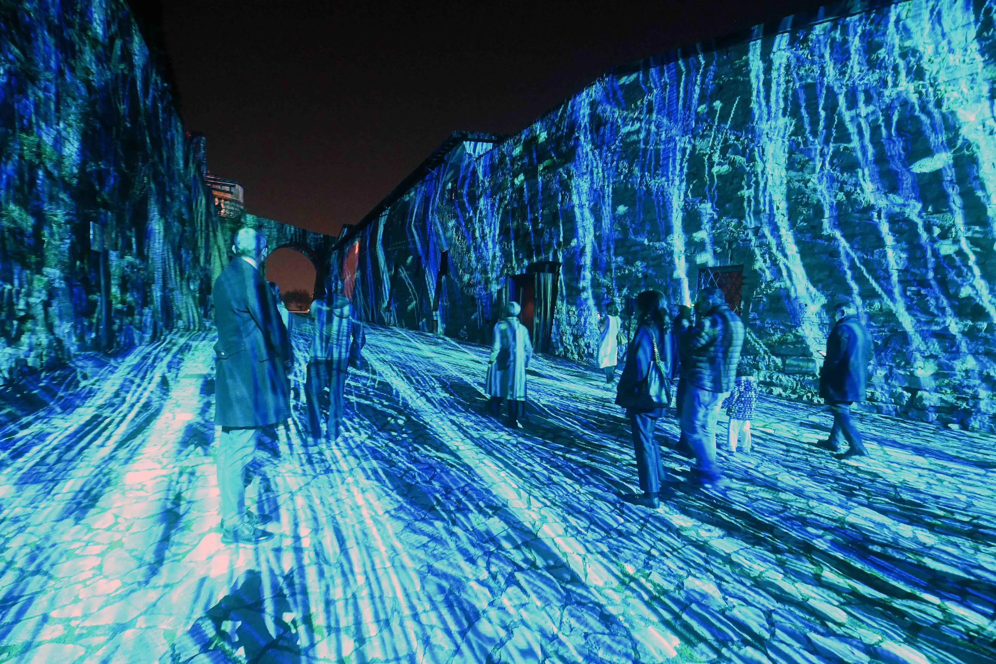 CRONACA BRESCIA CASTELLO INAUGURAZIONE MYSTERIA LIGHT FESTIVAL PER SANDRINI 06-11-2025 MARCO ORTOGNI NEW EDEN GROUP