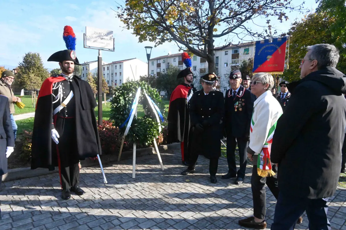 CRONACA BRESCIA PARCO NASSIRIYA COMMEMORAZIONE STRAGE PER REDAZIONE CRONACA 12-11-2025 MARCO ORTOGNI NEW EDEN GROUP