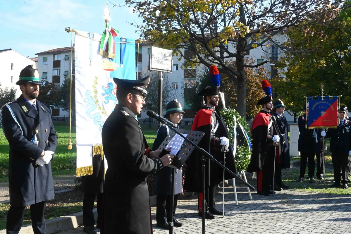 CRONACA BRESCIA PARCO NASSIRIYA COMMEMORAZIONE STRAGE PER REDAZIONE CRONACA 12-11-2025 MARCO ORTOGNI NEW EDEN GROUP