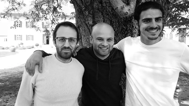 Da sinistra Luigi Mazzocchi, Elia Beduschi e Michele Lanciani