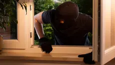 Un ladro in azione