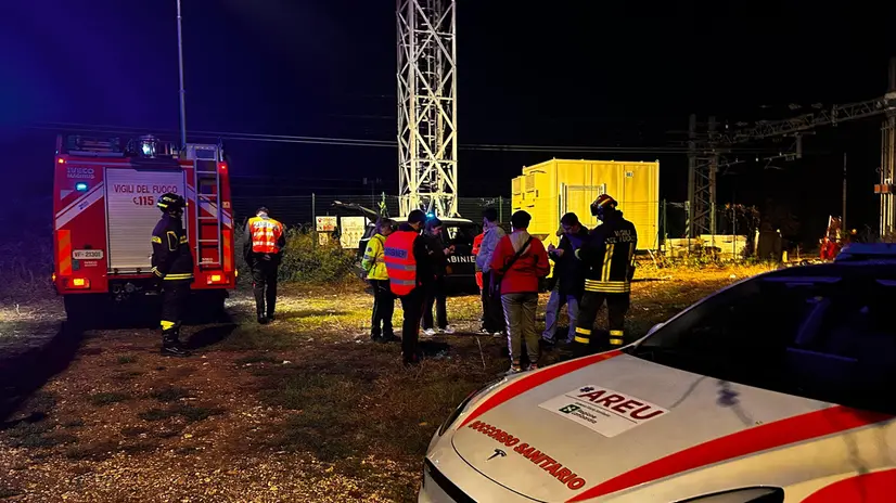 I soccorritori a Rezzato © www.giornaledibrescia.it