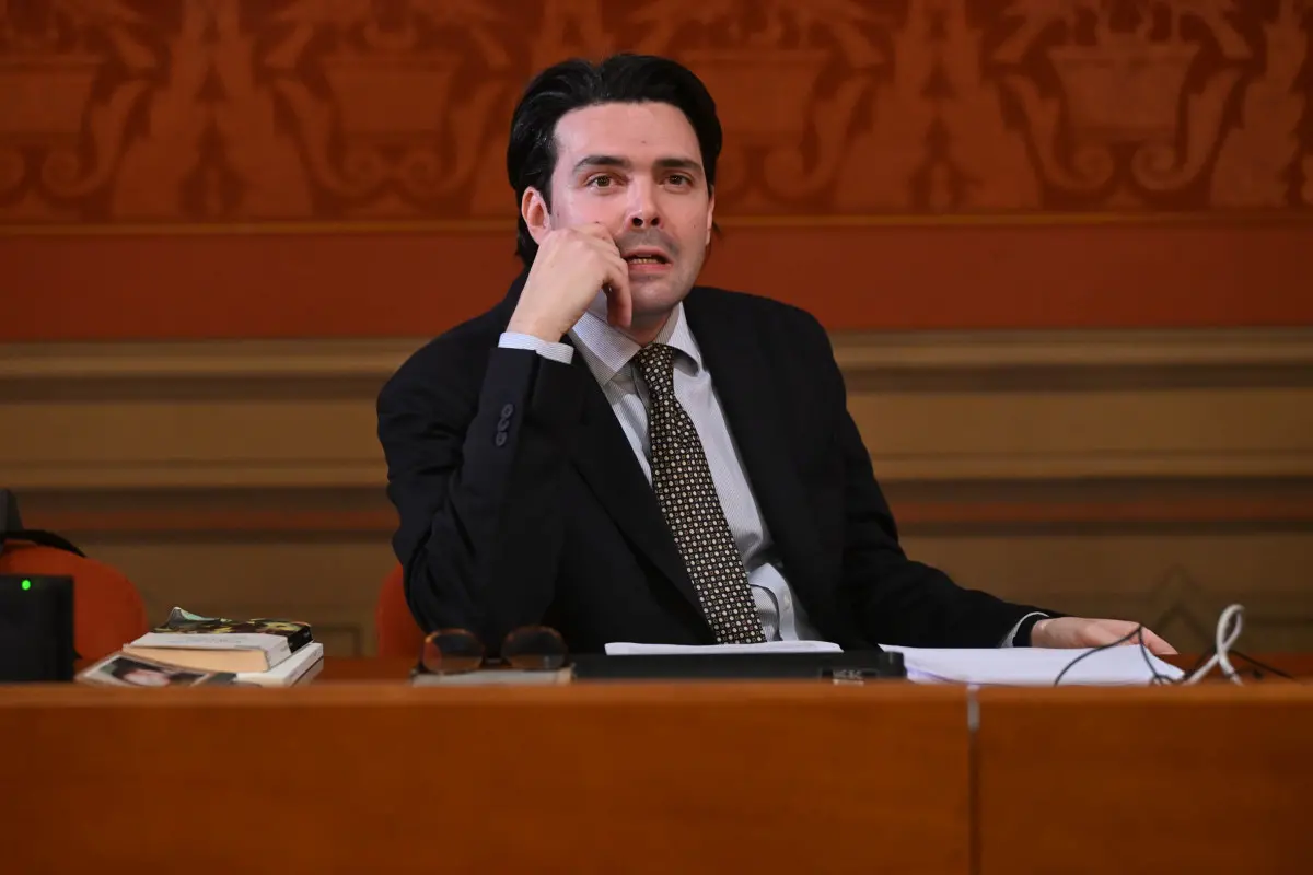 SPETTACOLI BRESCIA CENTRO TEATRALE BRESCIANO AULA MAGNA UNIVERSITA' CATTOLICA INCONTRO CON LUCA MICHELETTI NELLA FOTO LUCA MICHELETTI 13/11/2025 newreporter©favretto