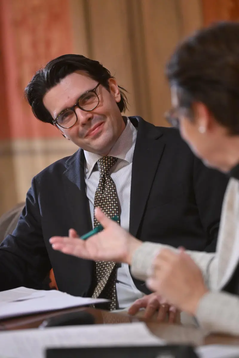 SPETTACOLI BRESCIA CENTRO TEATRALE BRESCIANO AULA MAGNA UNIVERSITA' CATTOLICA INCONTRO CON LUCA MICHELETTI NELLA FOTO LUCA MICHELETTI 13/11/2025 newreporter©favretto