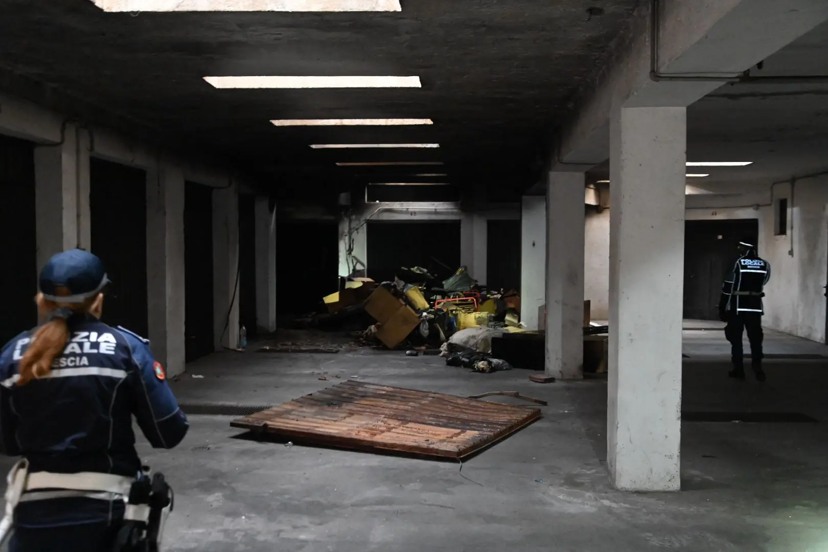 Condominio Aler in via Monte Cengio, la situazione nei garage