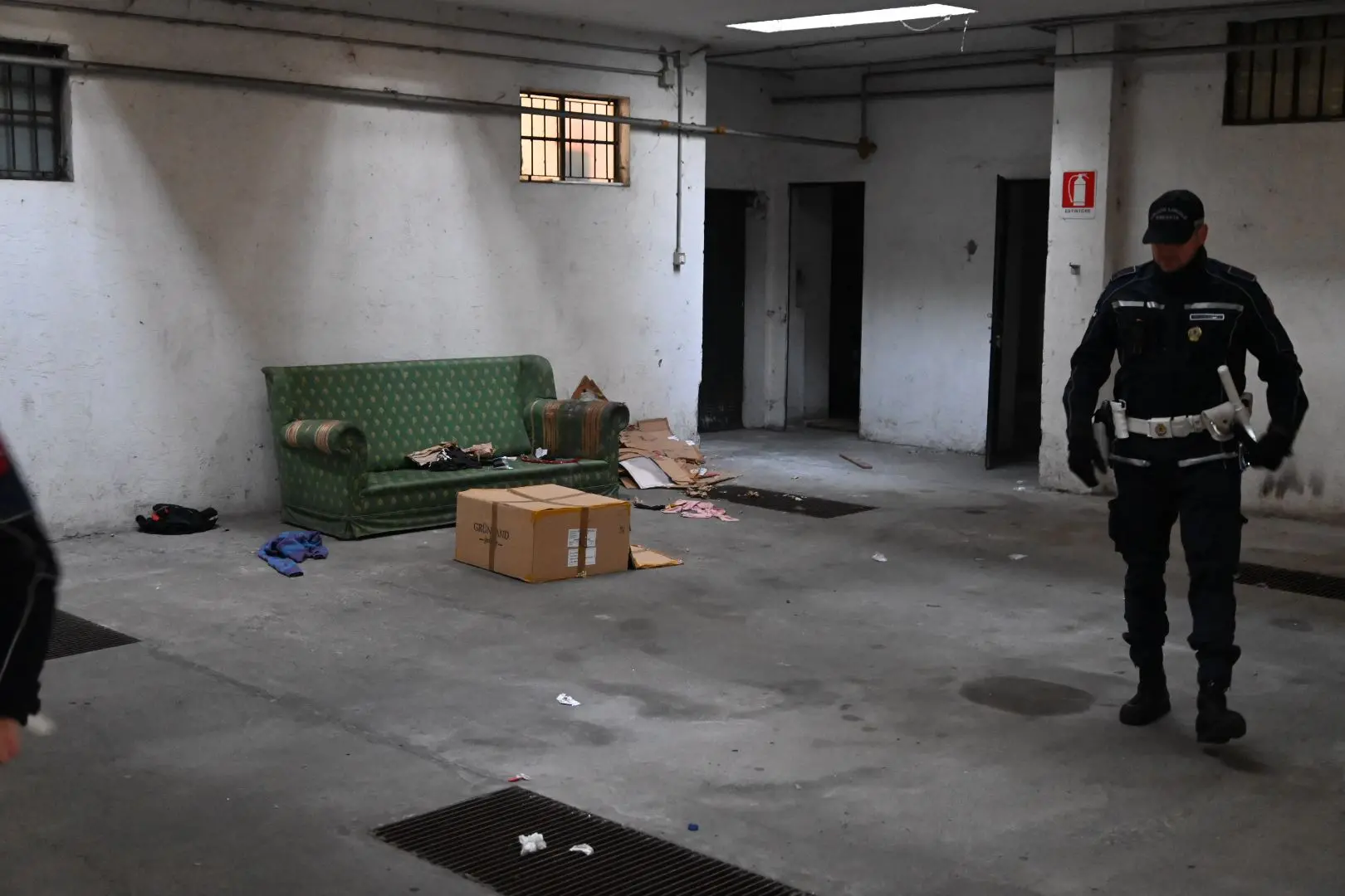 Condominio Aler in via Monte Cengio, la situazione nei garage