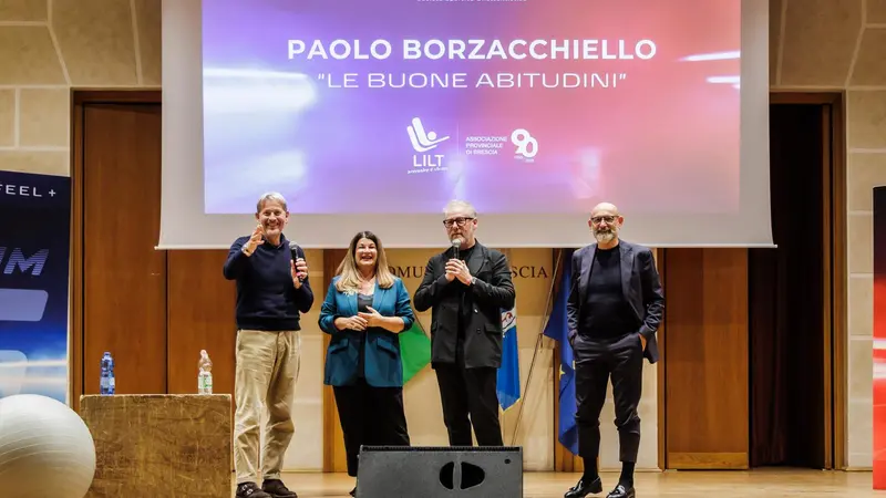 Paolo Borzacchiello in San Barnaba per l'incontro sulle buone abitudini