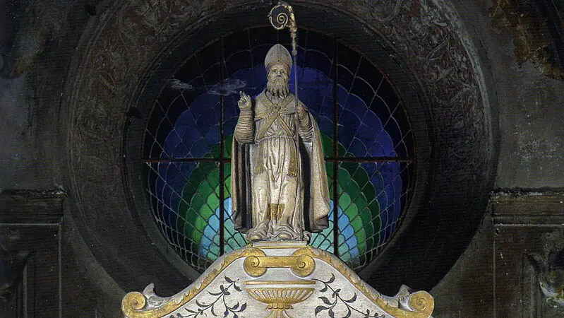 Un particolare dell’Arca di San Tiziano