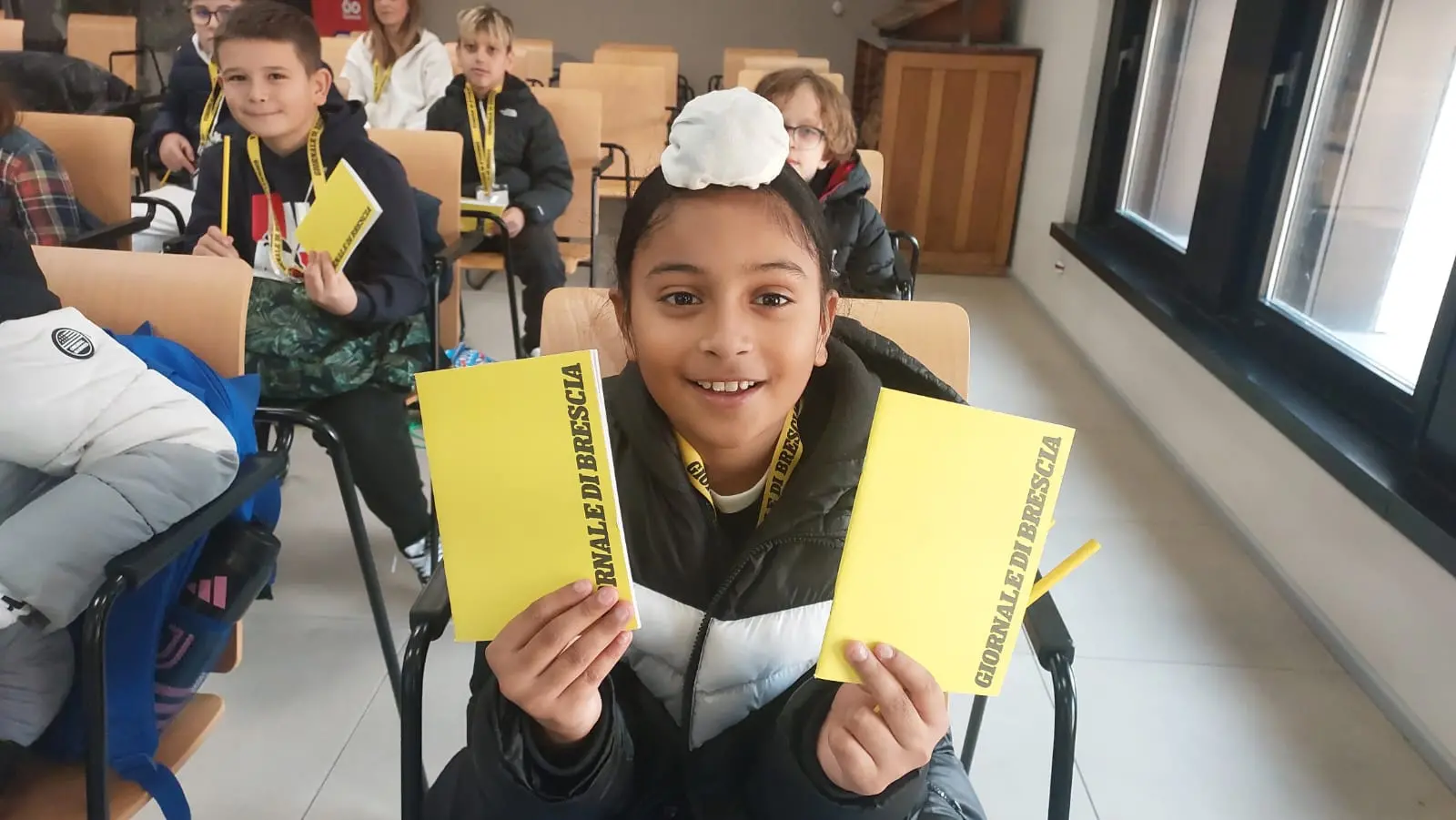 La 5B della scuola primaria di Lograto in visita al GdB