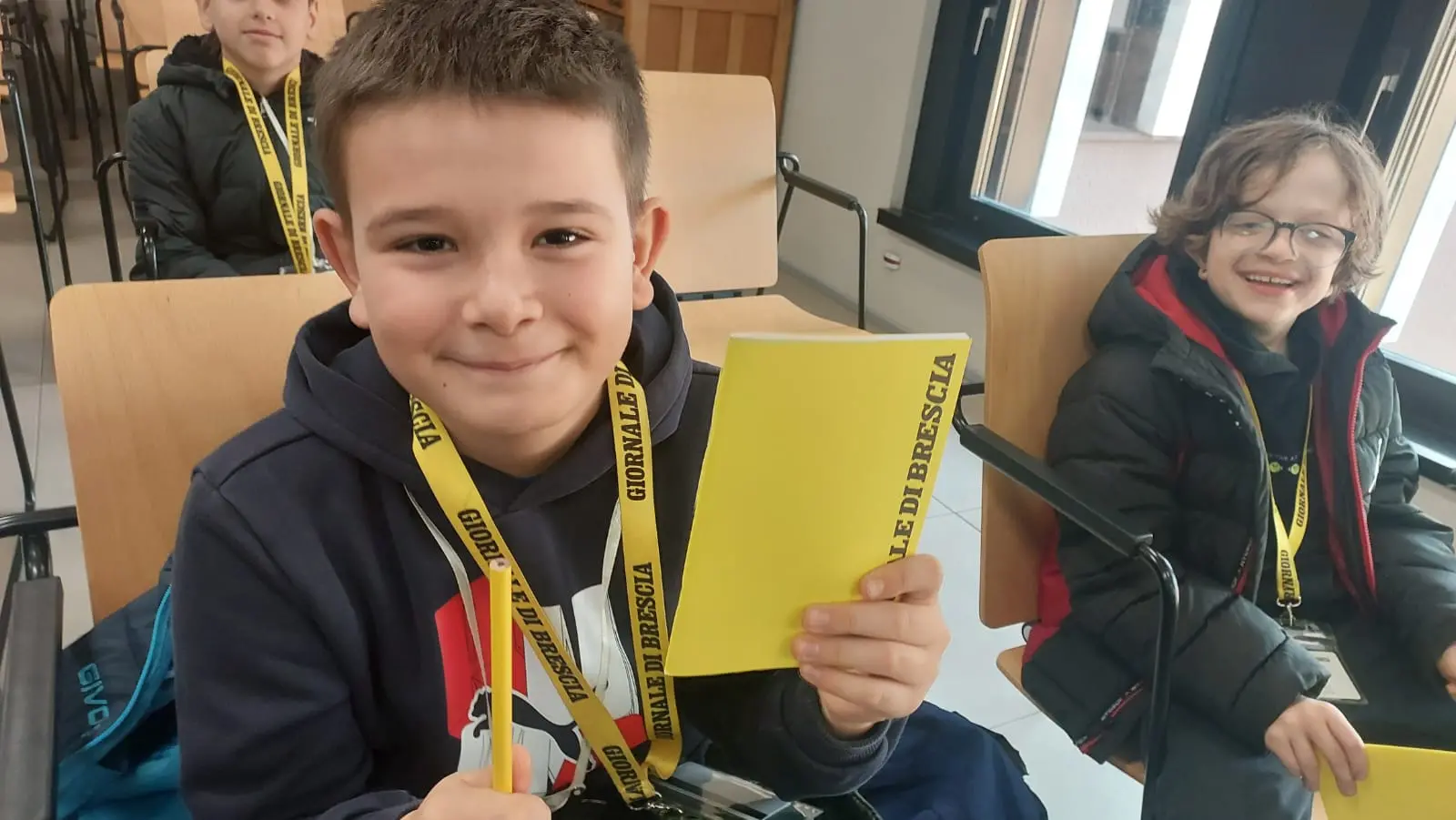 La 5B della scuola primaria di Lograto in visita al GdB