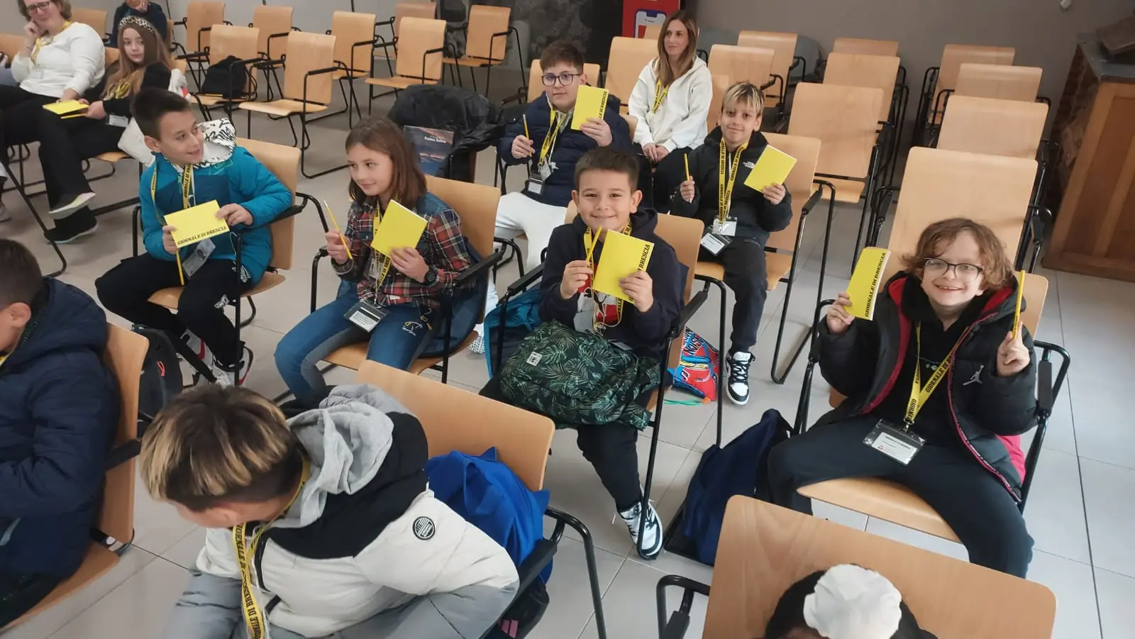 La 5B della scuola primaria di Lograto in visita al GdB