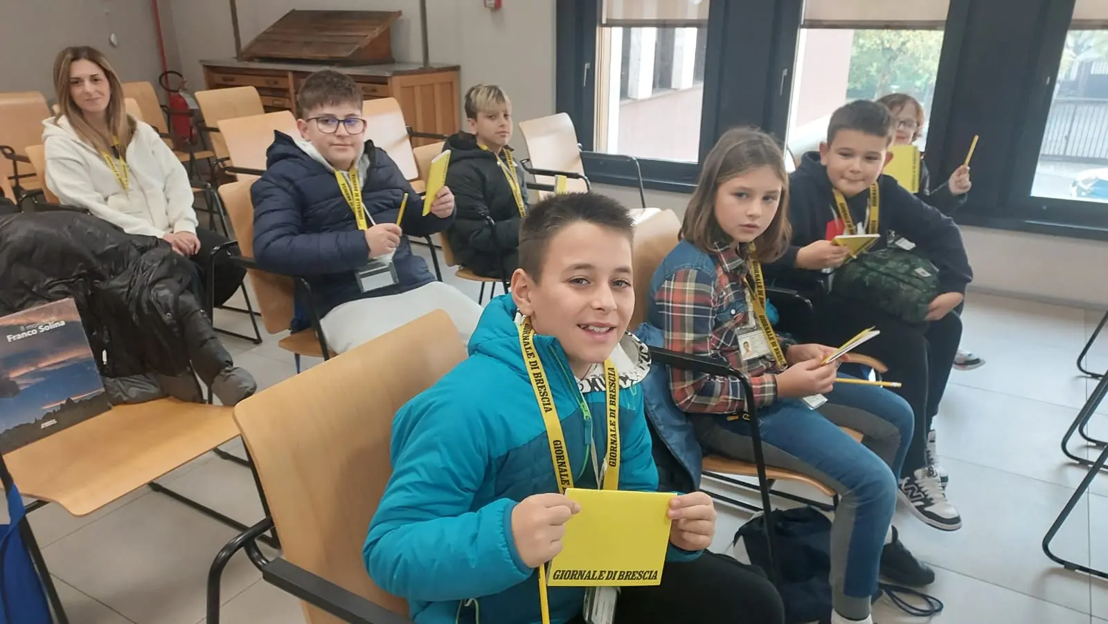 La 5B della scuola primaria di Lograto in visita al GdB