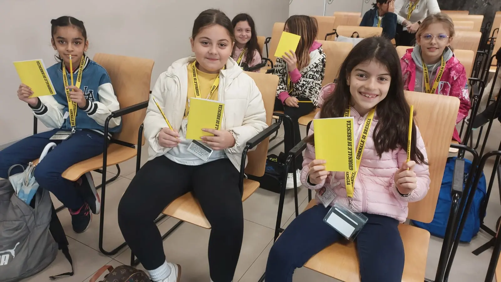 La 5B della scuola primaria di Lograto in visita al GdB