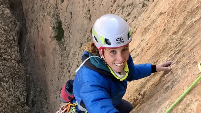 L'alpinista Giulia Venturelli