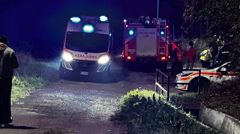 I soccorritori sul luogo della tragedia a Rezzato © www.giornaledibrescia.it