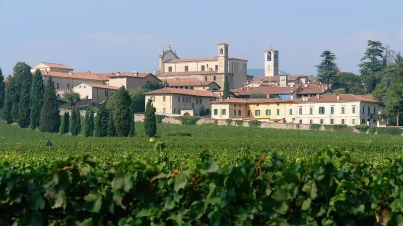 Uno scorcio che mostra la bellezza di Erbusco