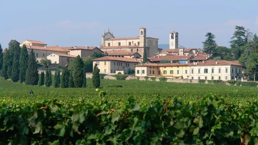 Uno scorcio che mostra la bellezza di Erbusco