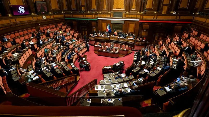 L'aula del Senato - Foto Ansa © www.giornaledibrescia.it
