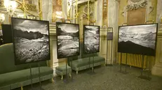 Alcuni scatti di Gusmeri dedicati al ghiacciaio dell'Adamello