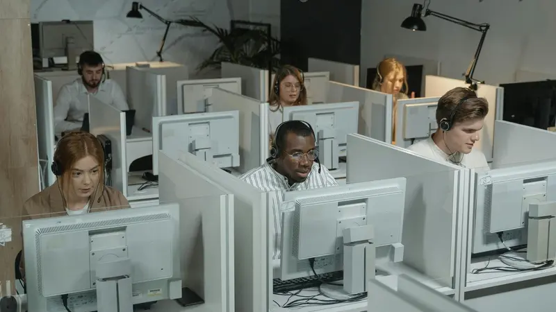 Un call center (foto simbolica)