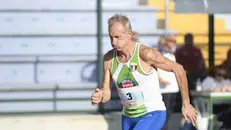 Claudio Fausti in pista (da Facebook)