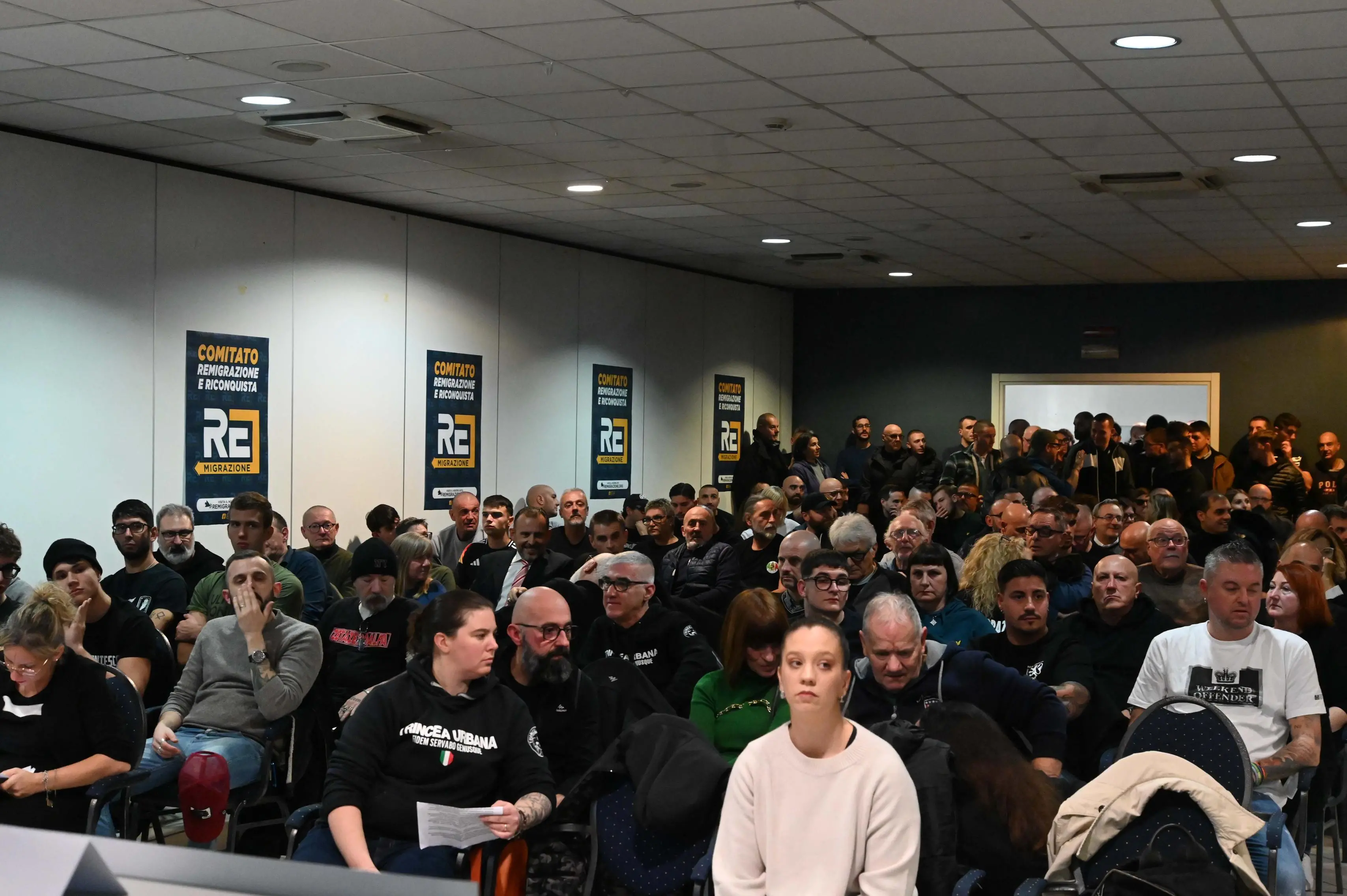 La presentazione del comitato «Remigrazione e Riconquista»