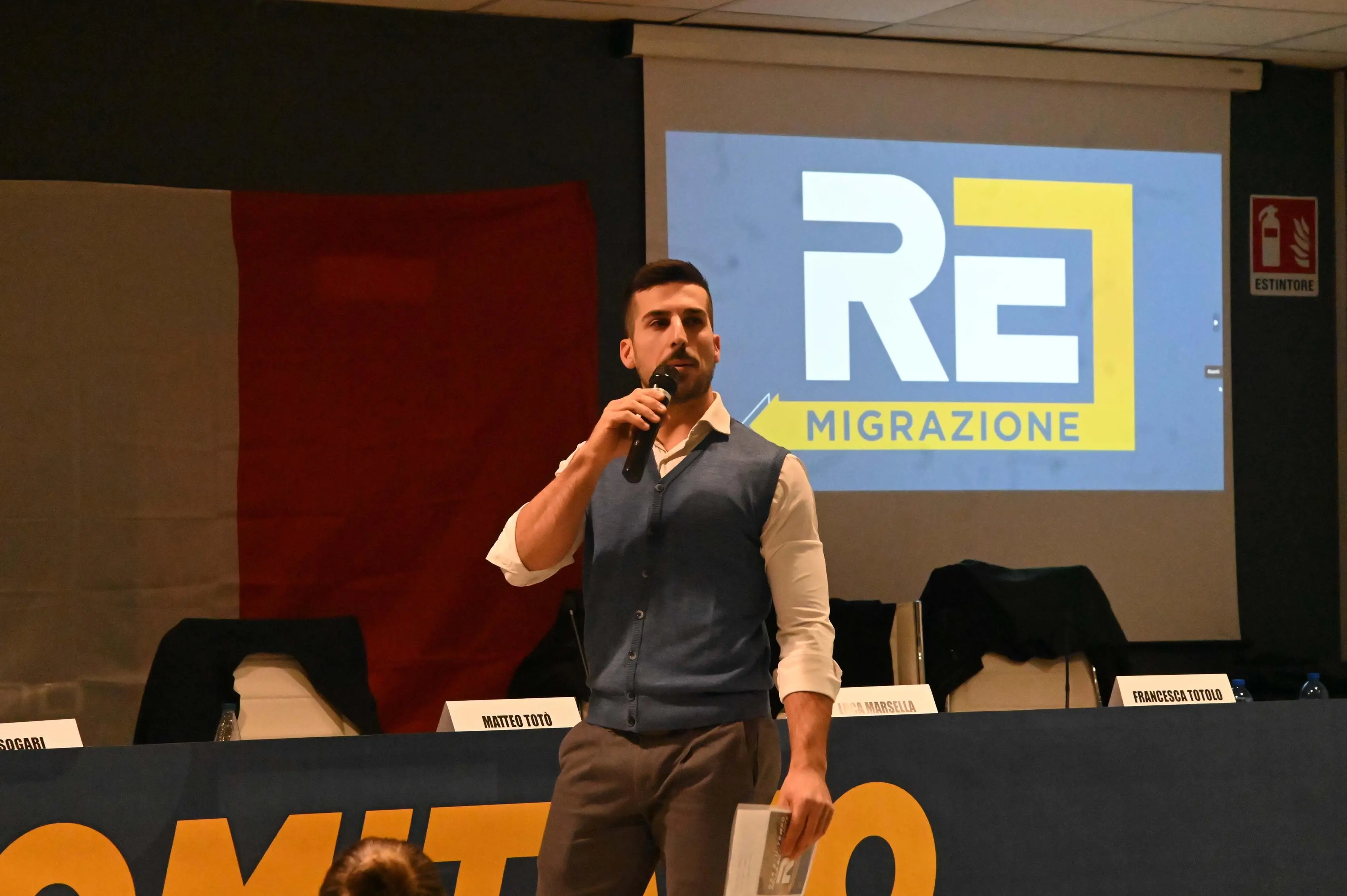 La presentazione del comitato «Remigrazione e Riconquista»