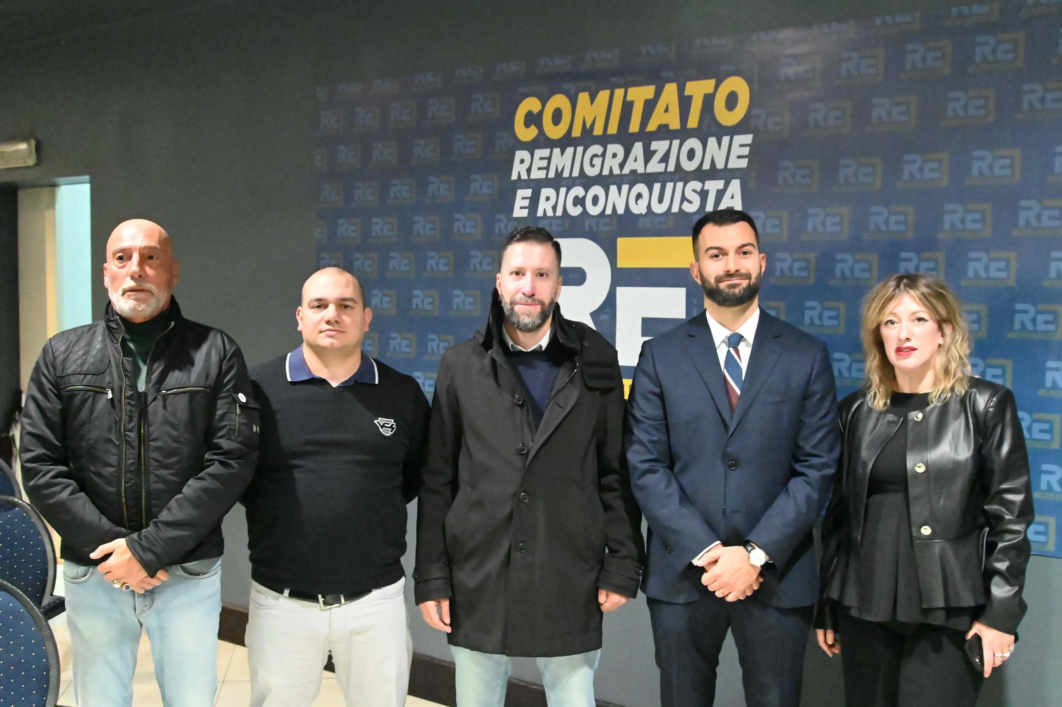 La presentazione del comitato «Remigrazione e Riconquista»