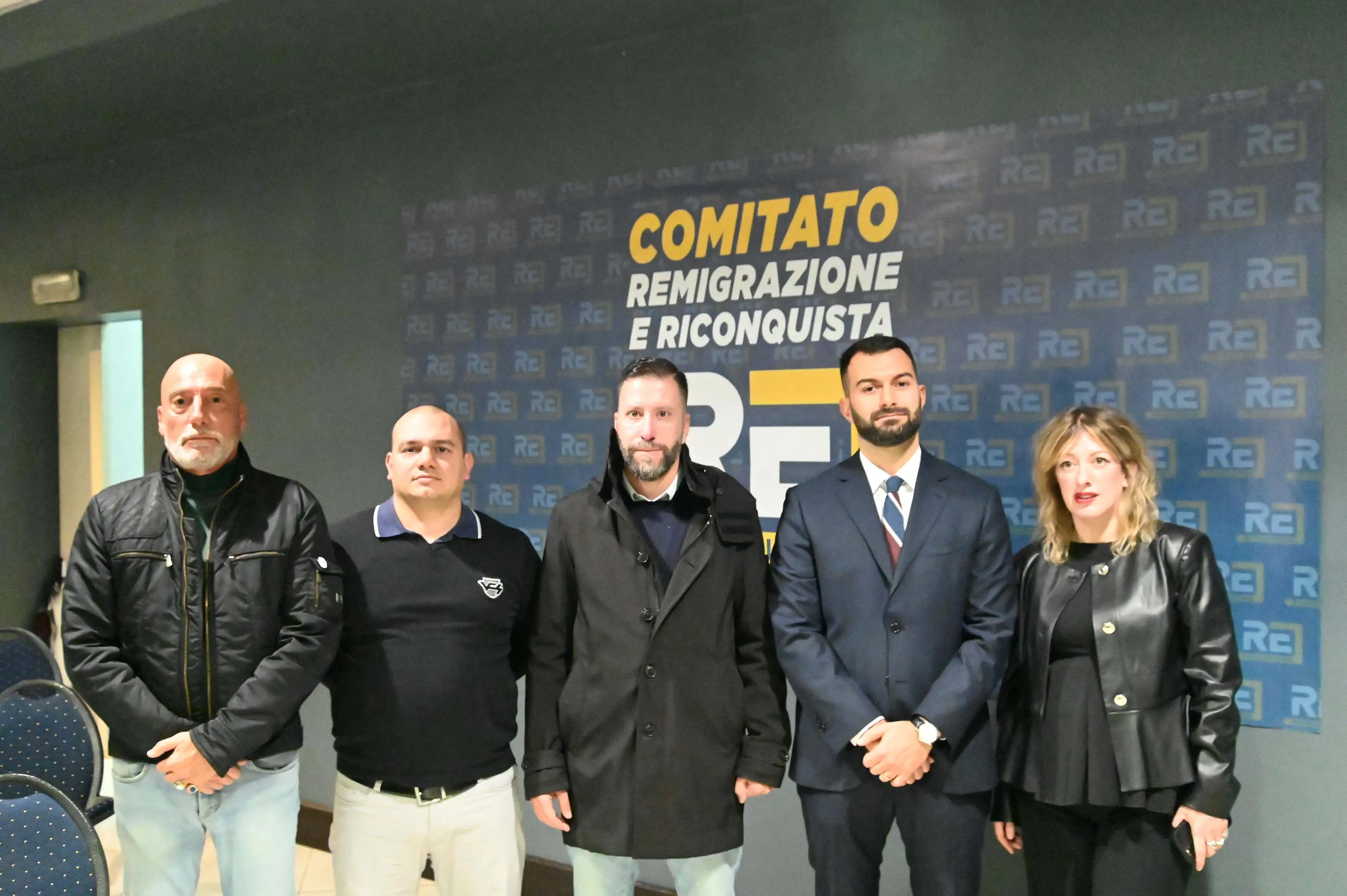 La presentazione del comitato «Remigrazione e Riconquista»