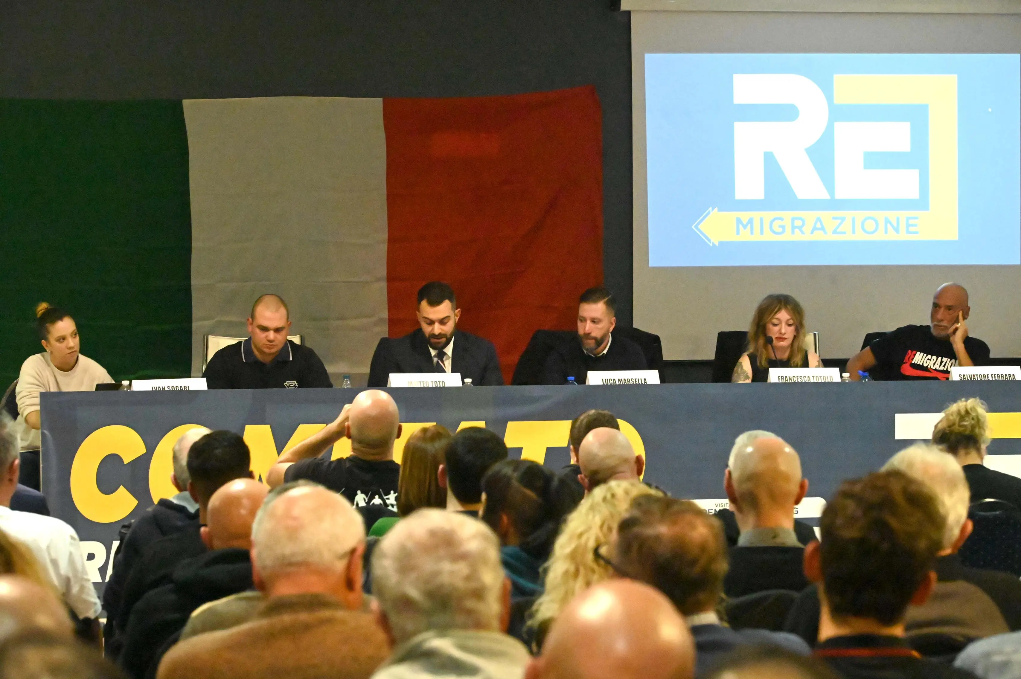 La presentazione del comitato «Remigrazione e Riconquista»