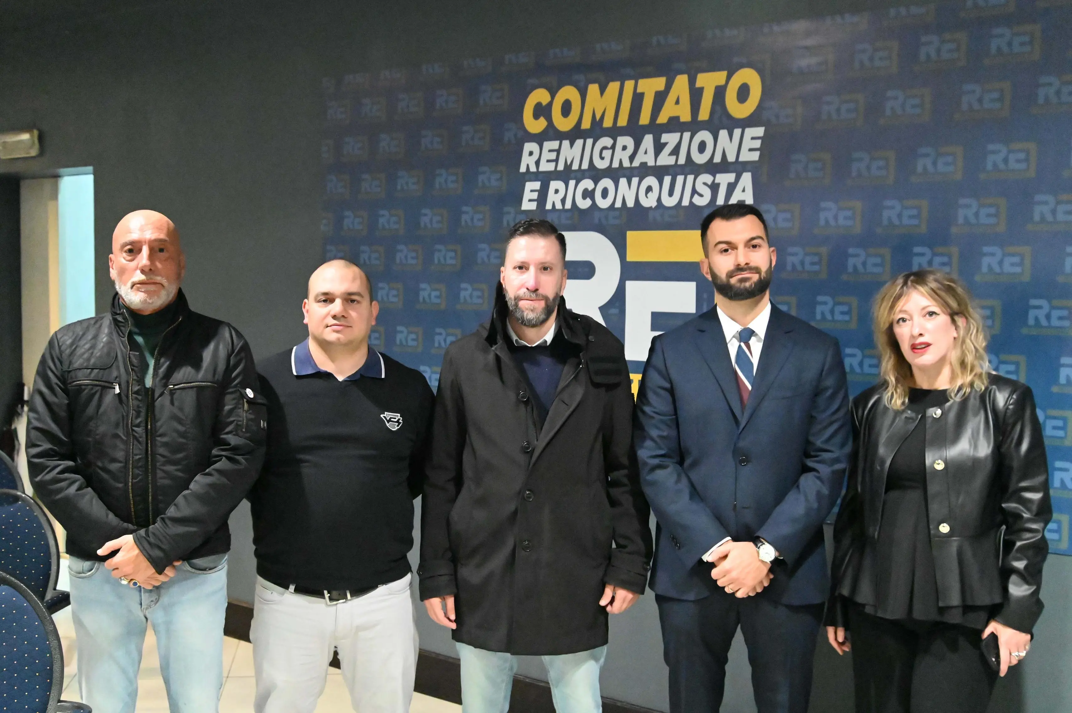 La presentazione del comitato «Remigrazione e Riconquista»