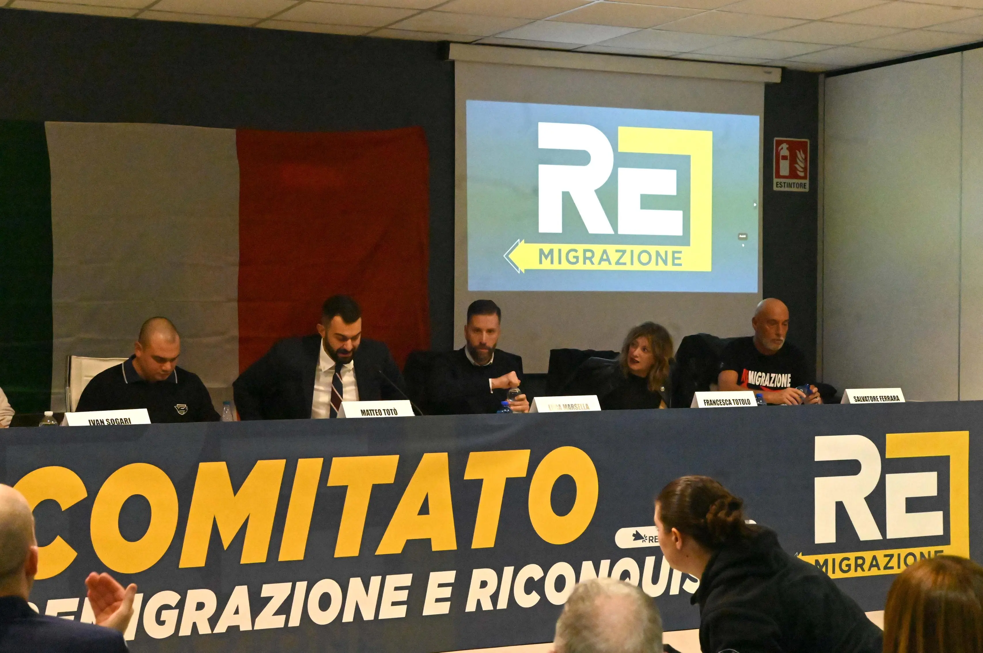 La presentazione del comitato «Remigrazione e Riconquista»